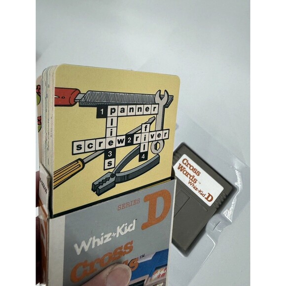 NEW Vintage 1984 VTECH Crosswords Whiz Kid Electronic Learning System Series D - Picture 16 of 16